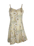 Hibiscus Bamboo Panel Women's Princess Seam Flared Hawaiian Dress (Petite Size)